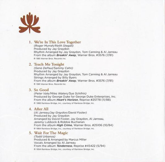 Al Jarreau : Love Songs (CD, Comp)