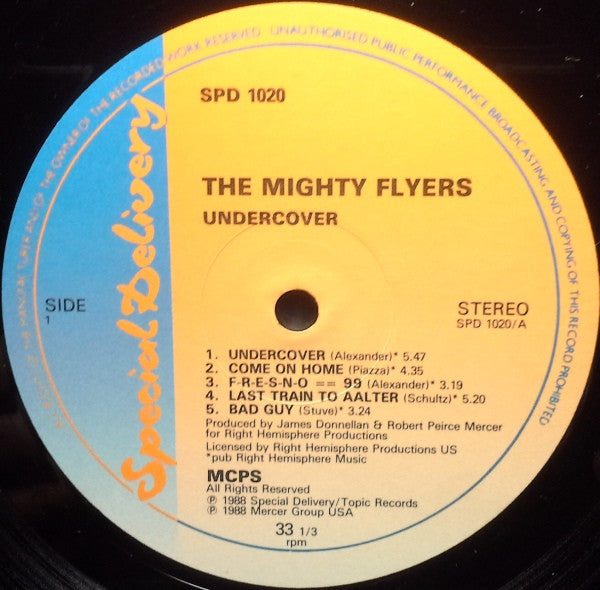 Rod Piazza & The Mighty Flyers : Undercover (LP, Album)