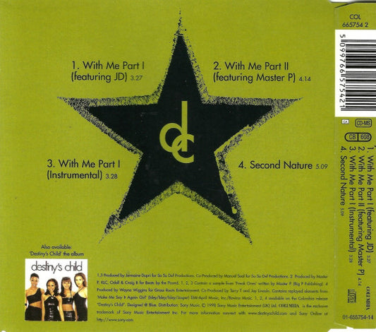 Destiny's Child : With Me (CD, Maxi)