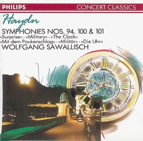 Joseph Haydn - Wolfgang Sawallisch : Symphonies Nos. 94, 100 & 101 ("Surprise" • "Military" • "The Clock") (CD, Comp)