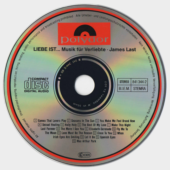 James Last : Liebe Ist... (CD, Comp)