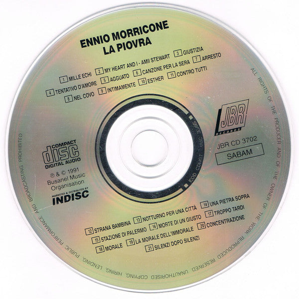 Ennio Morricone : La Piovra (CD, Comp, RE)