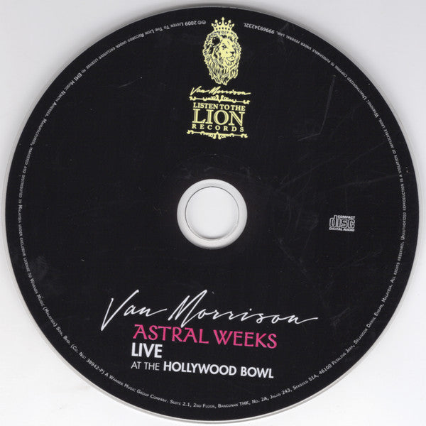Van Morrison : Astral Weeks Live At The Hollywood Bowl (CD, Album)