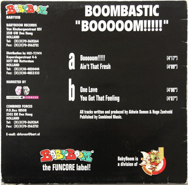 Boombastic : Booooom!!!!! (12")