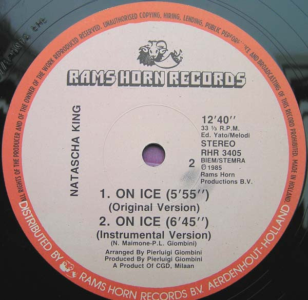 Natascha King* : On Ice (Special Remix) (12", Maxi)