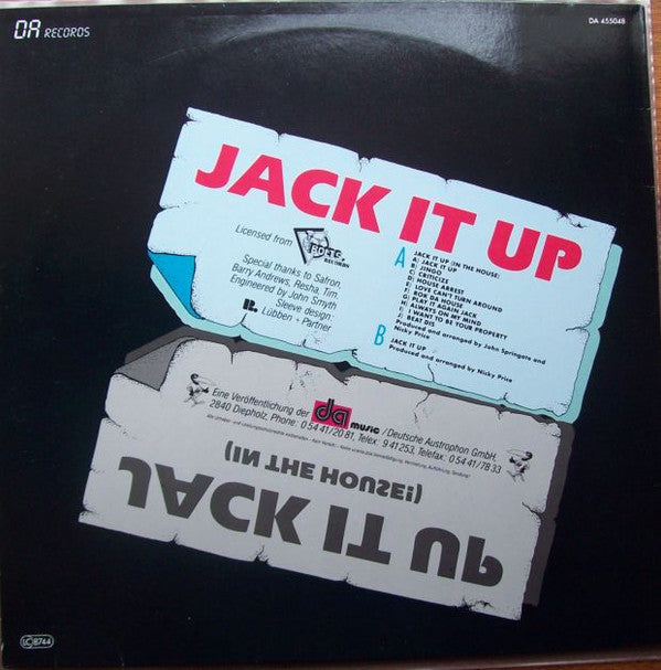 Mirror Image : Jack It Up (In The House) (12")