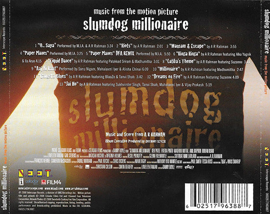 A.R. Rahman : Slumdog Millionaire (Music From The Motion Picture) (CD, Album)