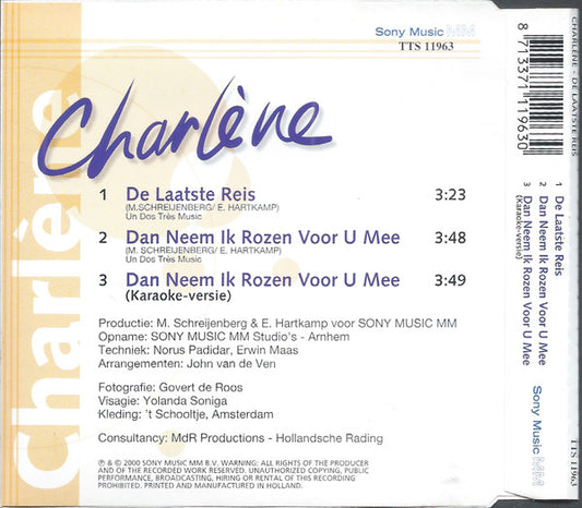 Charlene (3) : De Laatste Reis (CD, Single)
