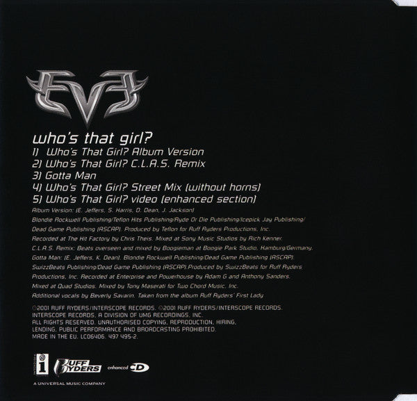 Eve (2) : Who's That Girl? (CD, Maxi, Enh)
