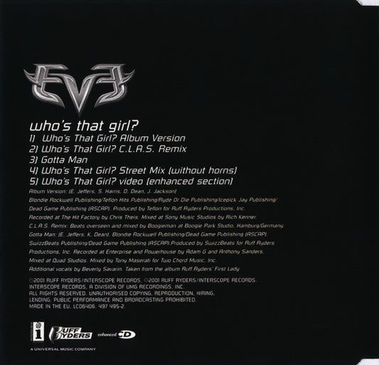 Eve (2) : Who's That Girl? (CD, Maxi, Enh)