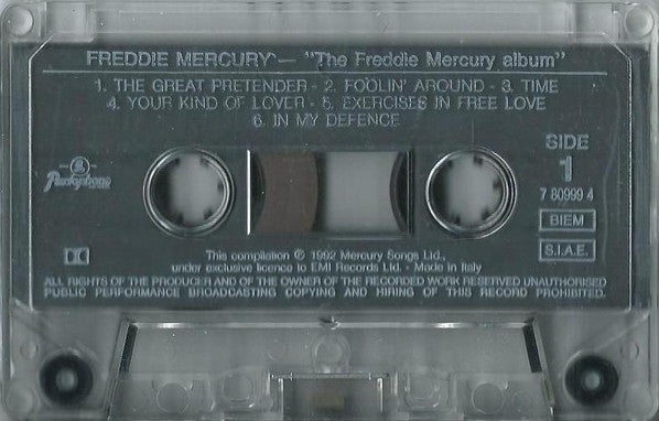 Freddie Mercury : The Freddie Mercury Album (Cass, Comp)