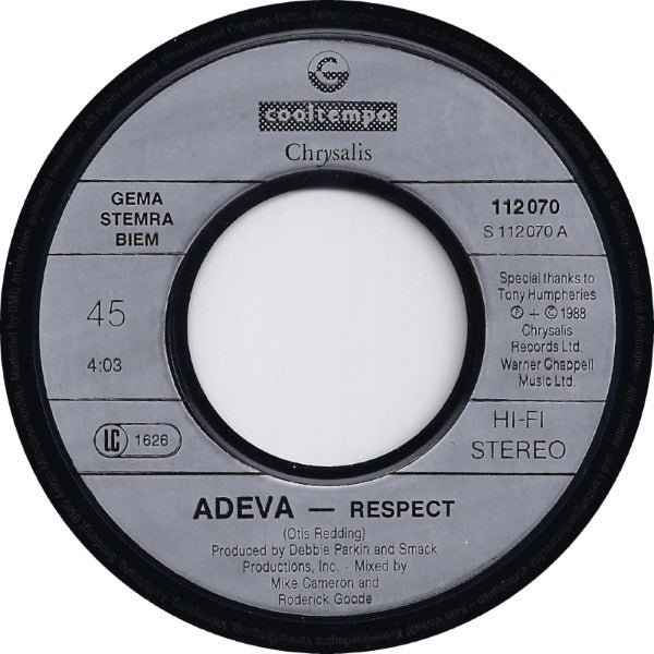 Adeva : Respect (7", Single)