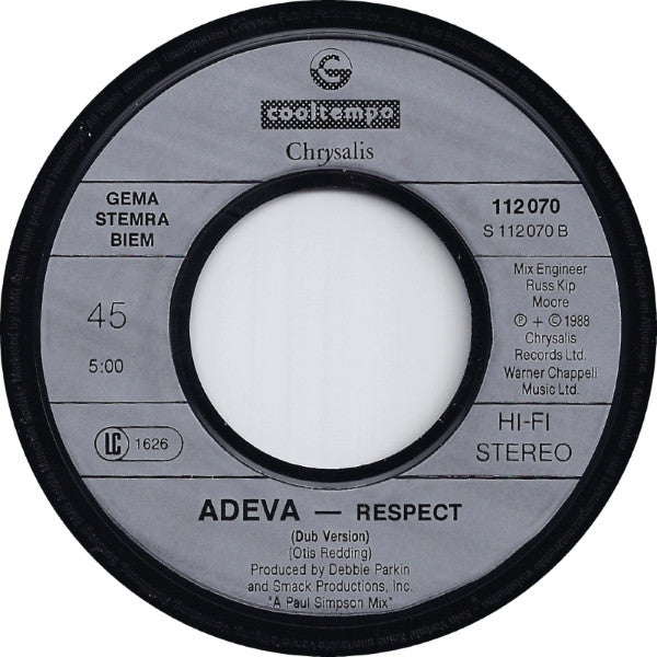 Adeva : Respect (7", Single)