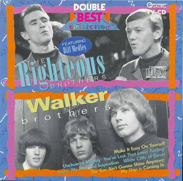The Righteous Brothers, The Walker Brothers : Double Best Of (CD, Album, Comp, RM)