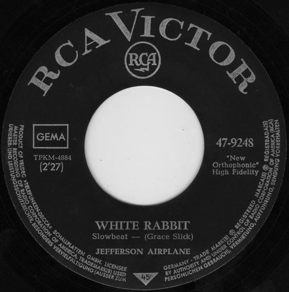 Jefferson Airplane : White Rabbit (7", Single)