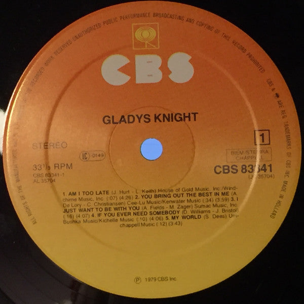 Gladys Knight : Gladys Knight (LP, Album)