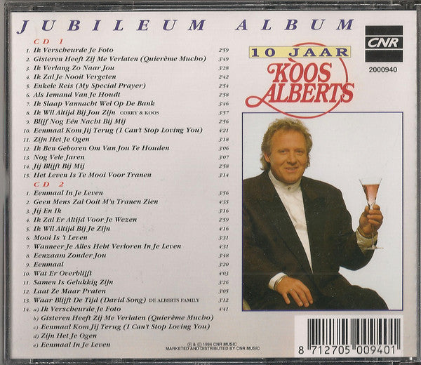Koos Alberts : 10 Jaar  Koos Alberts • Jubileum Album (2xCD, Comp)