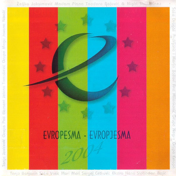 Various : Evropesma - Evropjesma SCG 2004 (CD, Comp, RM)