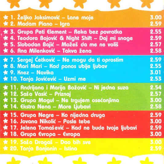 Various : Evropesma - Evropjesma SCG 2004 (CD, Comp, RM)