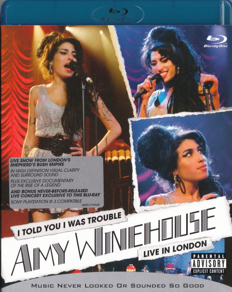 Amy Winehouse : I Told You I Was Trouble - Live In London (Blu-ray)