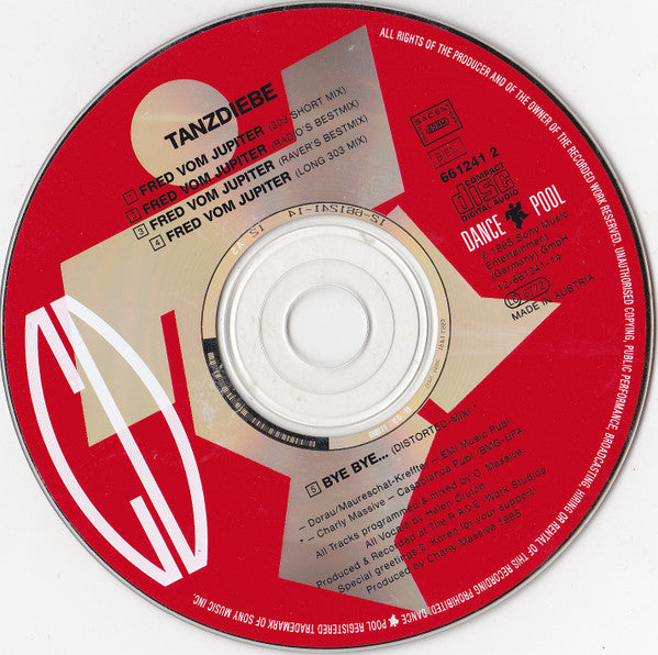 Tanzdiebe : Fred Vom Jupiter (CD, Maxi)