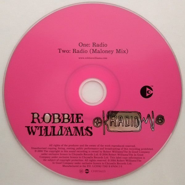 Robbie Williams : Radio (CD, Single, Copy Prot., Car)