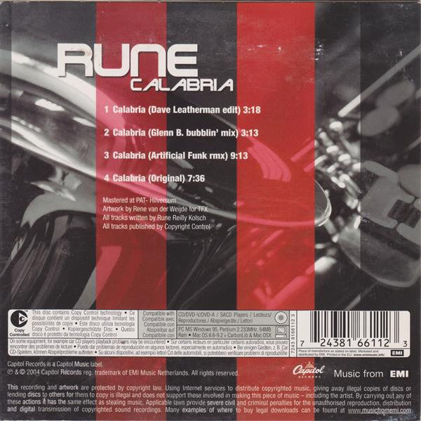 Rune : Calabria (CD, Maxi)