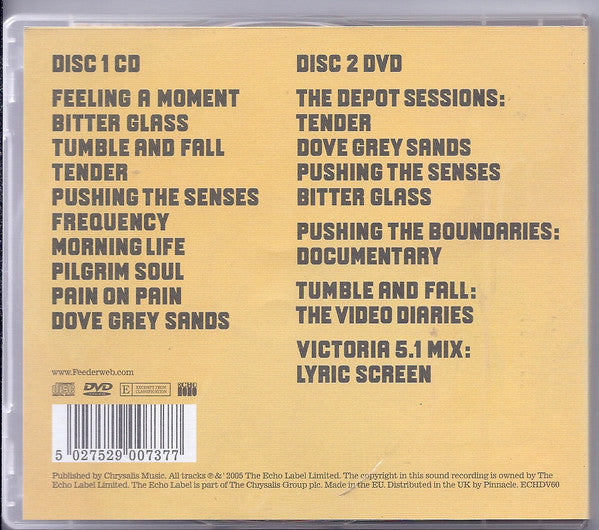 Feeder : Pushing The Senses (CD, Album + DVD-V + Ltd, Kee)