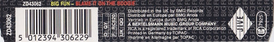 Big Fun : Blame It On The Boogie (CD, Maxi)