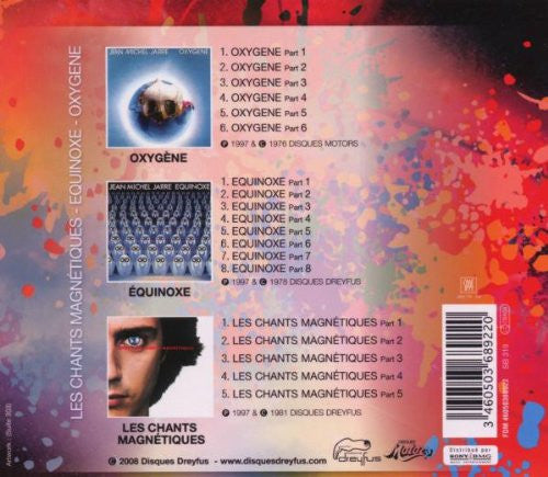 Jean-Michel Jarre : 3CD-The Original Masters (Oxygène / Equinoxe / Les Chants Magnétiques) (Box, Comp + 3xCD, Album, RE, RM)