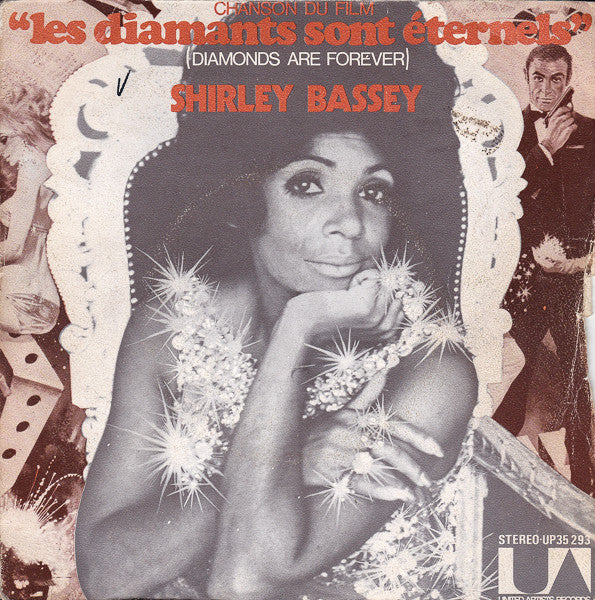 Shirley Bassey : Chanson Du Film "Les Diamants Sont Eternels" (Diamonds Are Forever) (7", Single)