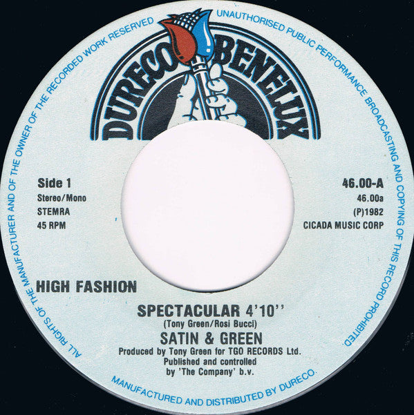 Satin & Green : Spectacular (7", Single)
