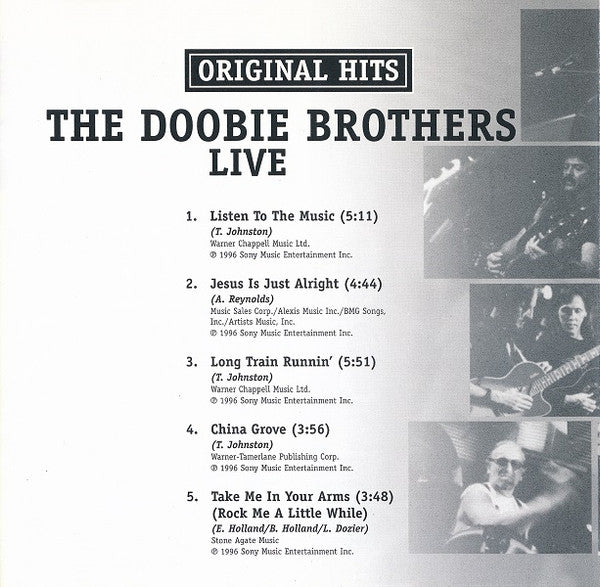 The Doobie Brothers : The Doobie Brothers Live - Original Hits (CD, Comp)