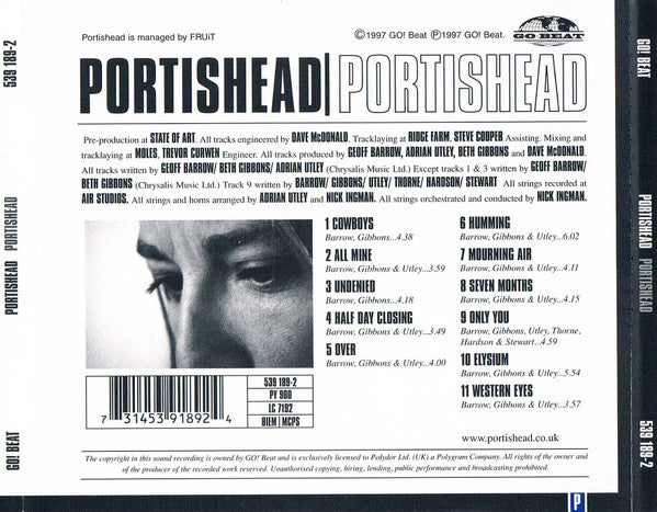 Portishead : Portishead (CD, Album, PMD)