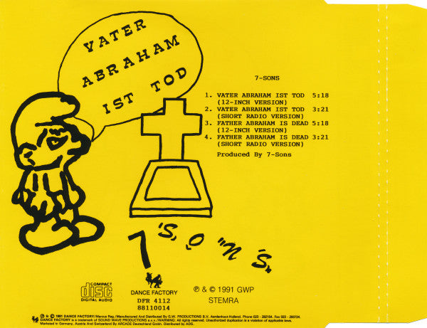 7-Sons : Vater Abraham Ist Tod (CD, Maxi)