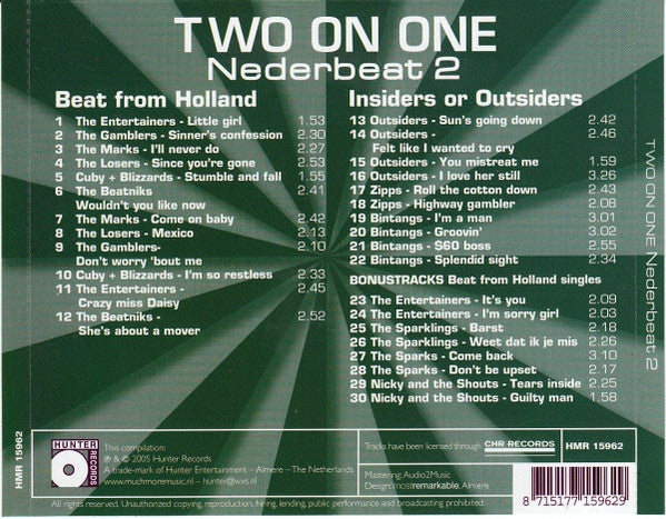 Various : Nederbeat 2 - Beat From Holland & Outsiders Or Insiders (CD, Comp)