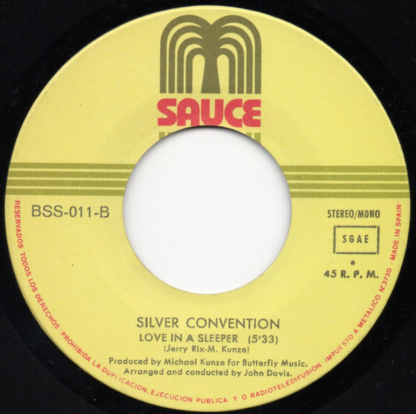 Silver Convention : Spend The Night With Me (7", Single, Mono)