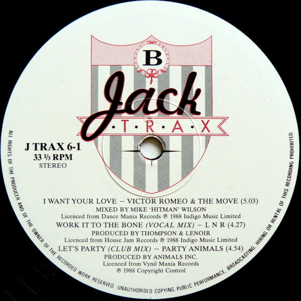 Various : Jack Trax - The Sixth Album (2xLP, Album, Comp)