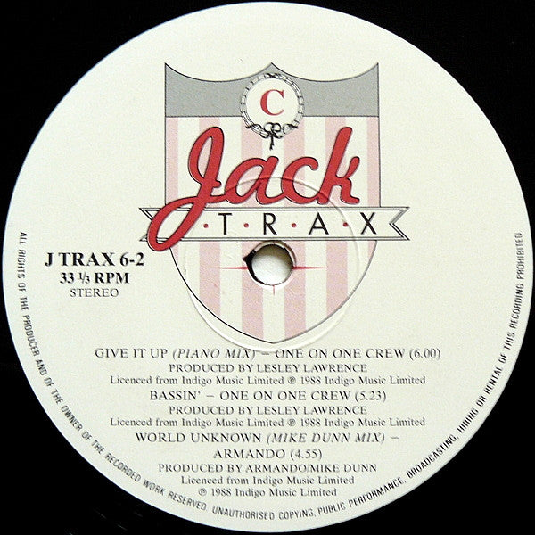 Various : Jack Trax - The Sixth Album (2xLP, Album, Comp)