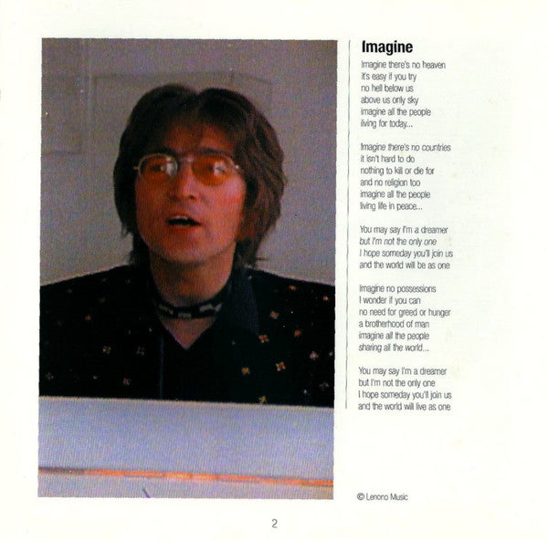 John Lennon : Imagine (CD, Album, RE, RM, Rem)