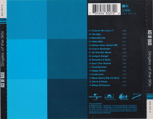 Ace Of Base : Singles Of The 90s (CD, Comp, RE)