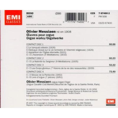 Olivier Messiaen : Par Lui-Même (4xCD, Comp, Mono)
