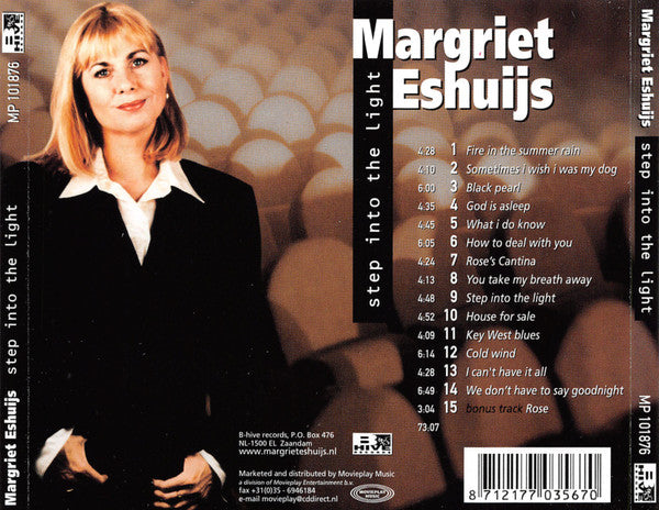 Margriet Eshuijs : Step Into The Light (CD, Album)