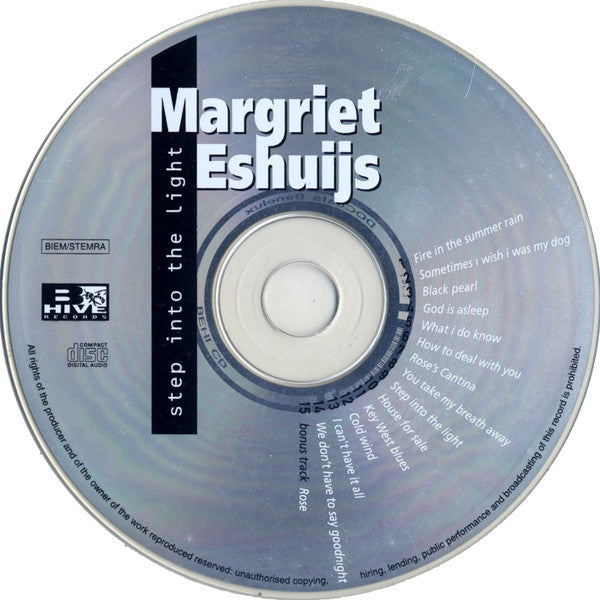 Margriet Eshuijs : Step Into The Light (CD, Album)