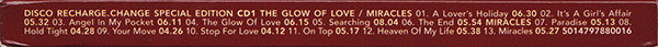 Change : The Glow Of Love / Miracles (2xCD, Comp, S/Edition)