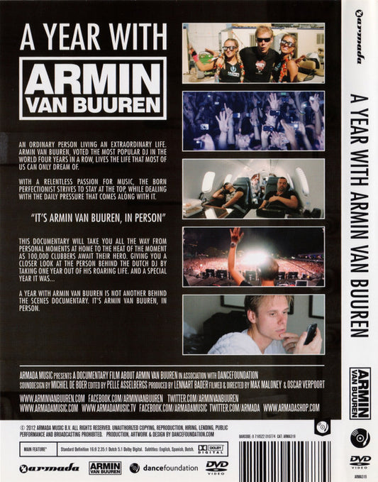 Armin van Buuren : A Year With Armin van Buuren (DVD-V, Dol)