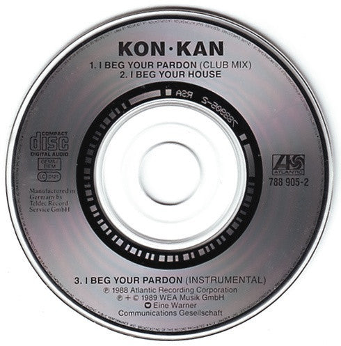 Kon Kan : I Beg Your Pardon (CD, Mini, Single)
