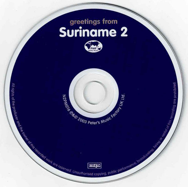 Mento (3) : Greetings From Suriname 2 (CD, Album, RE)