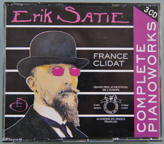 Erik Satie, France Clidat : Complete Pianoworks (3xCD, Comp)