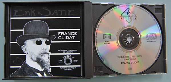 Erik Satie, France Clidat : Complete Pianoworks (3xCD, Comp)